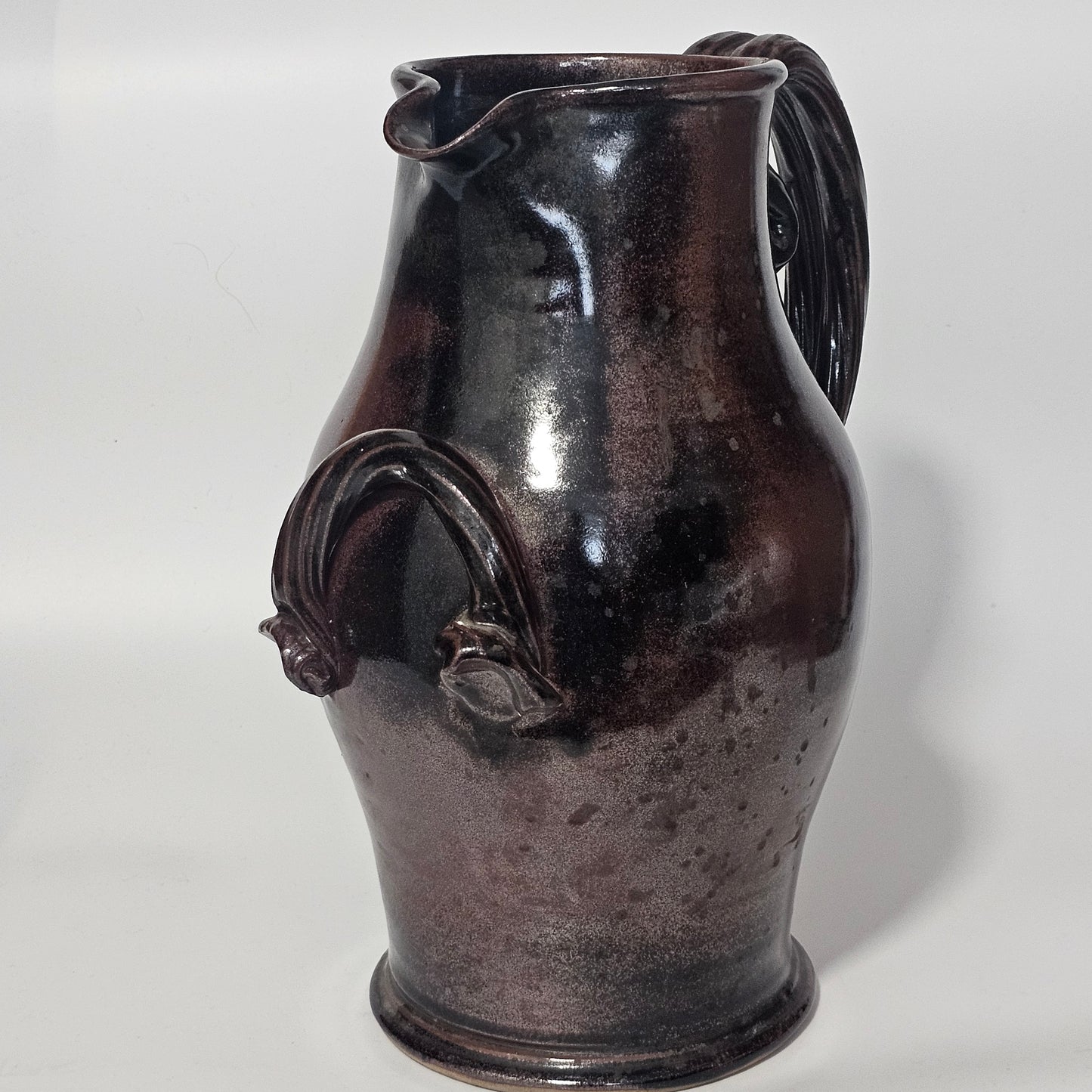 Impressive Large Mid 20thc Studio Pottery Jug 32cm