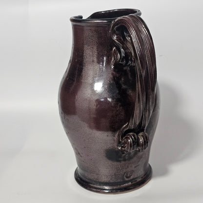 Impressive Large Mid 20thc Studio Pottery Jug 32cm