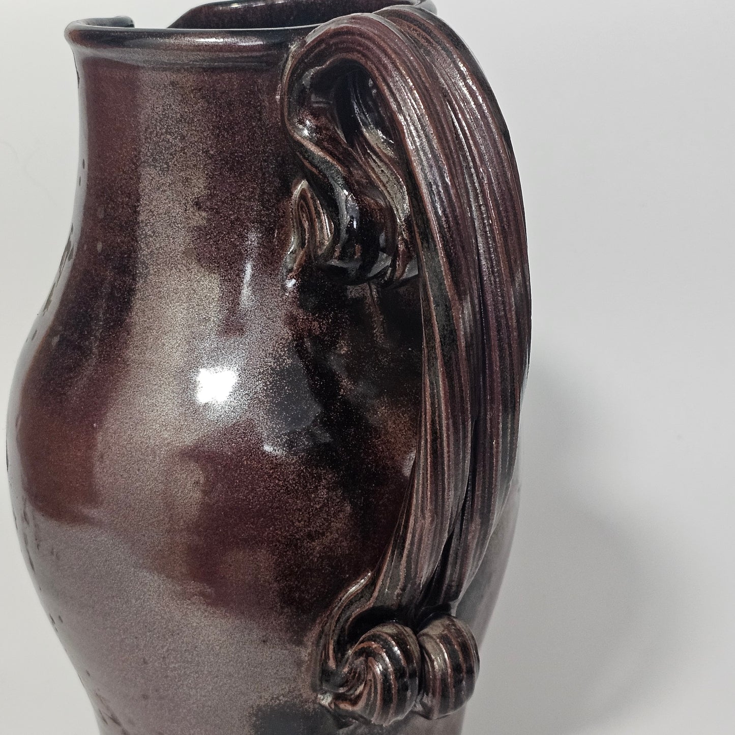 Impressive Large Mid 20thc Studio Pottery Jug 32cm