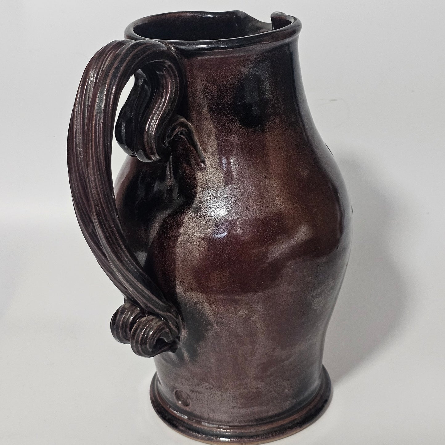 Impressive Large Mid 20thc Studio Pottery Jug 32cm