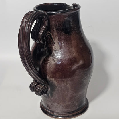 Impressive Large Mid 20thc Studio Pottery Jug 32cm