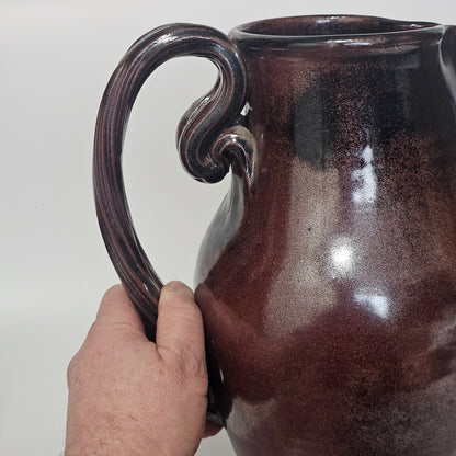 Impressive Large Mid 20thc Studio Pottery Jug 32cm
