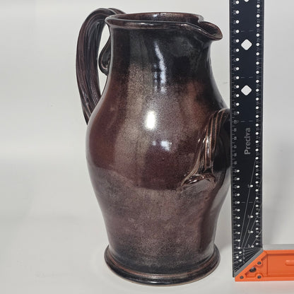 Impressive Large Mid 20thc Studio Pottery Jug 32cm