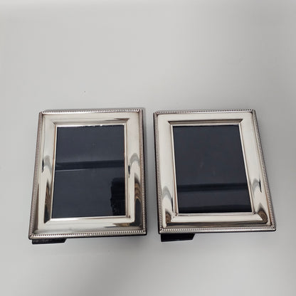 Lovely Vintage Pair Silver Photo Frames 2003, Carr's, Sheffield 20cm x 15.0cm