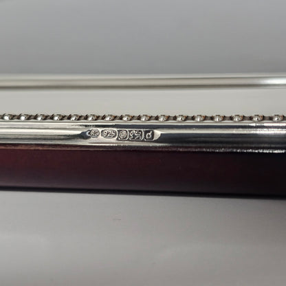 Lovely Vintage Pair Silver Photo Frames 2003, Carr's, Sheffield 20cm x 15.0cm