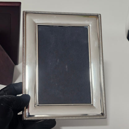 Lovely Vintage Pair Silver Photo Frames 2003, Carr's, Sheffield 20cm x 15.0cm