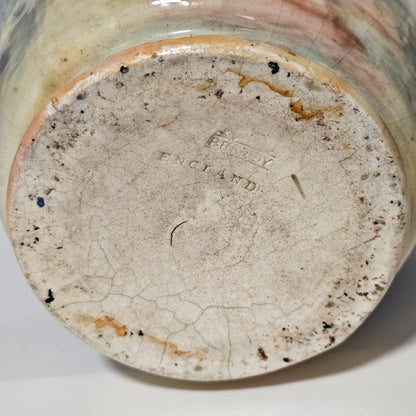 Exceptional Rare Large Bretby Art Pottery Impasto Floral Vase c1895 - Signed 'Trivett'