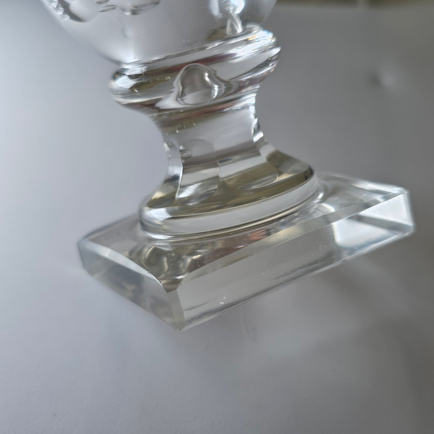 Beautiful Set of Four Late Regency/Mid 19thc Cut Glass Turnover Salts