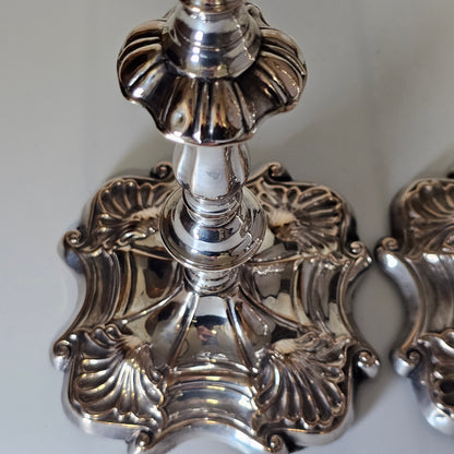 Early 19Th Century Old Sheffield Plate Candlesticks