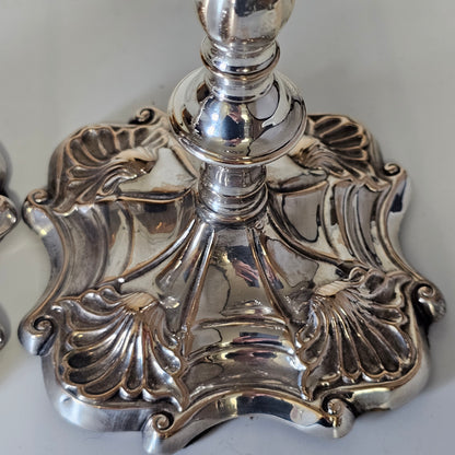 Early 19Th Century Old Sheffield Plate Candlesticks