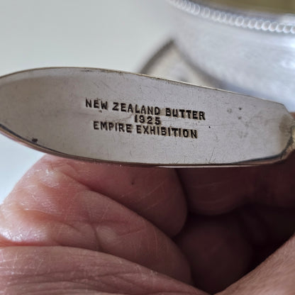 Superb Quality Elkington Oval Engraved Butter Dish , Cover & Liner c1880