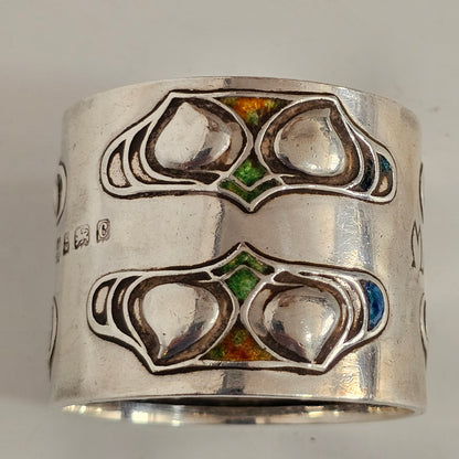 Silver and namel Liberty Napkin Ring