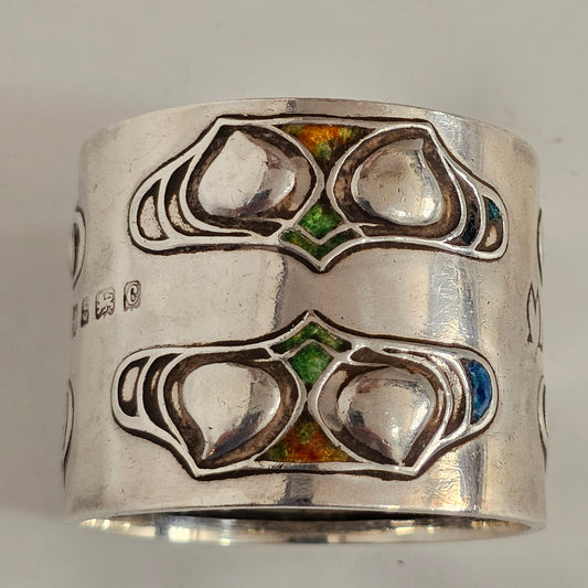 Silver and namel Liberty Napkin Ring