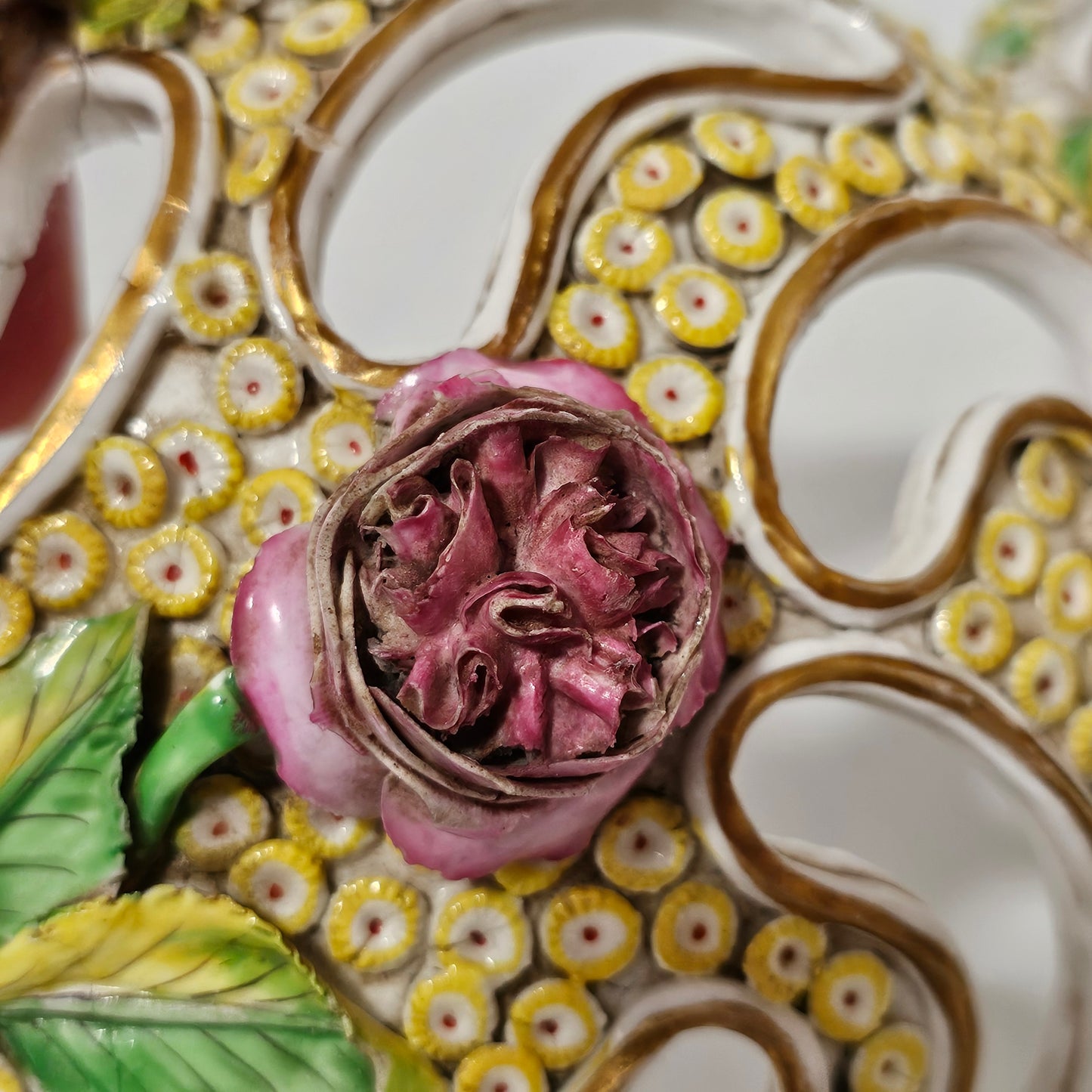 Spode Flower-encrusted Pot Pourri Bowl & Cover c1830