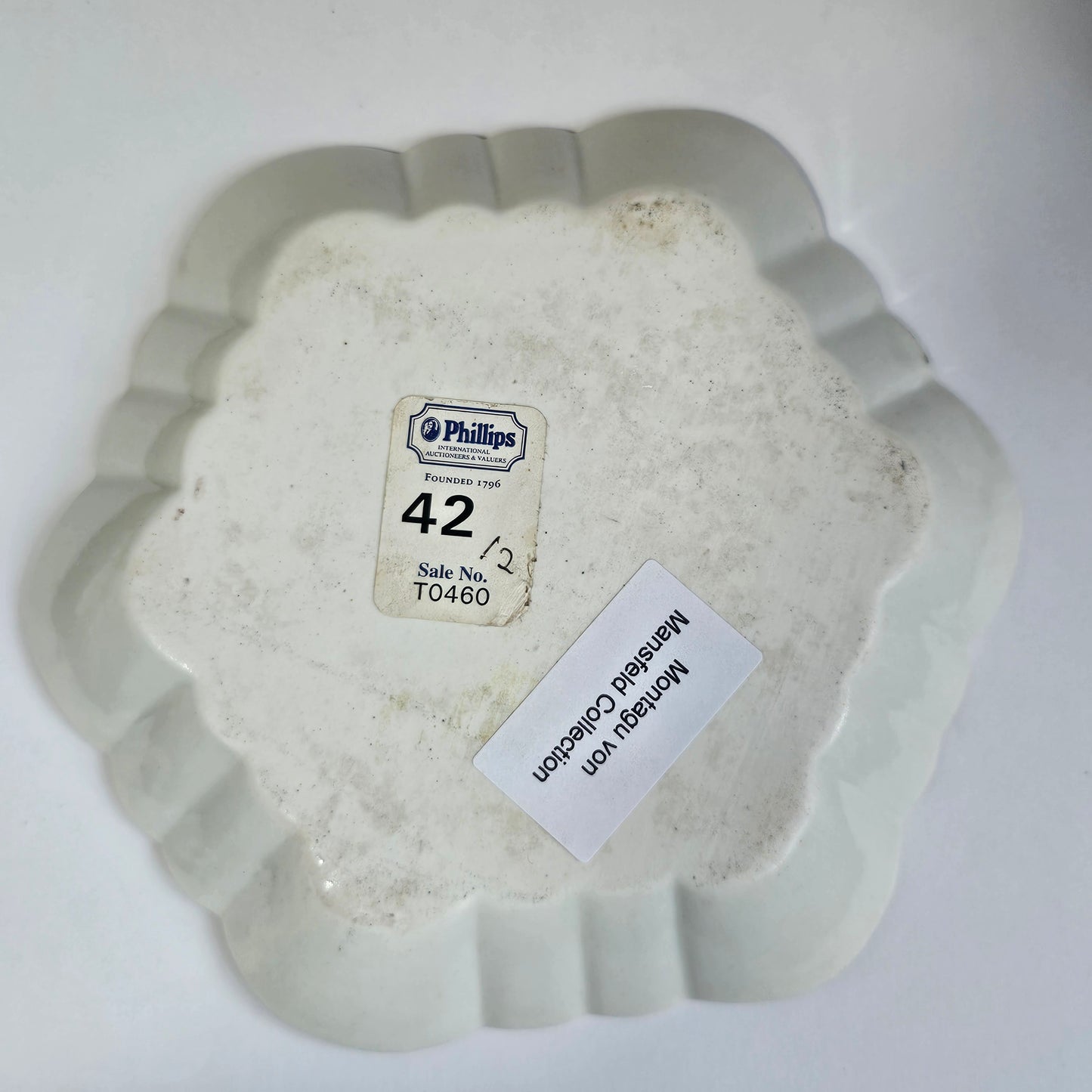 Rare 18thc Worcester Hexagonal Teapot Stand