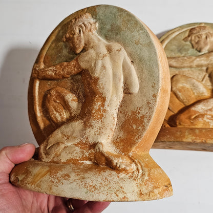 Fabulous Pair of Classical Archer Bookends – Compton Potters Art Guild