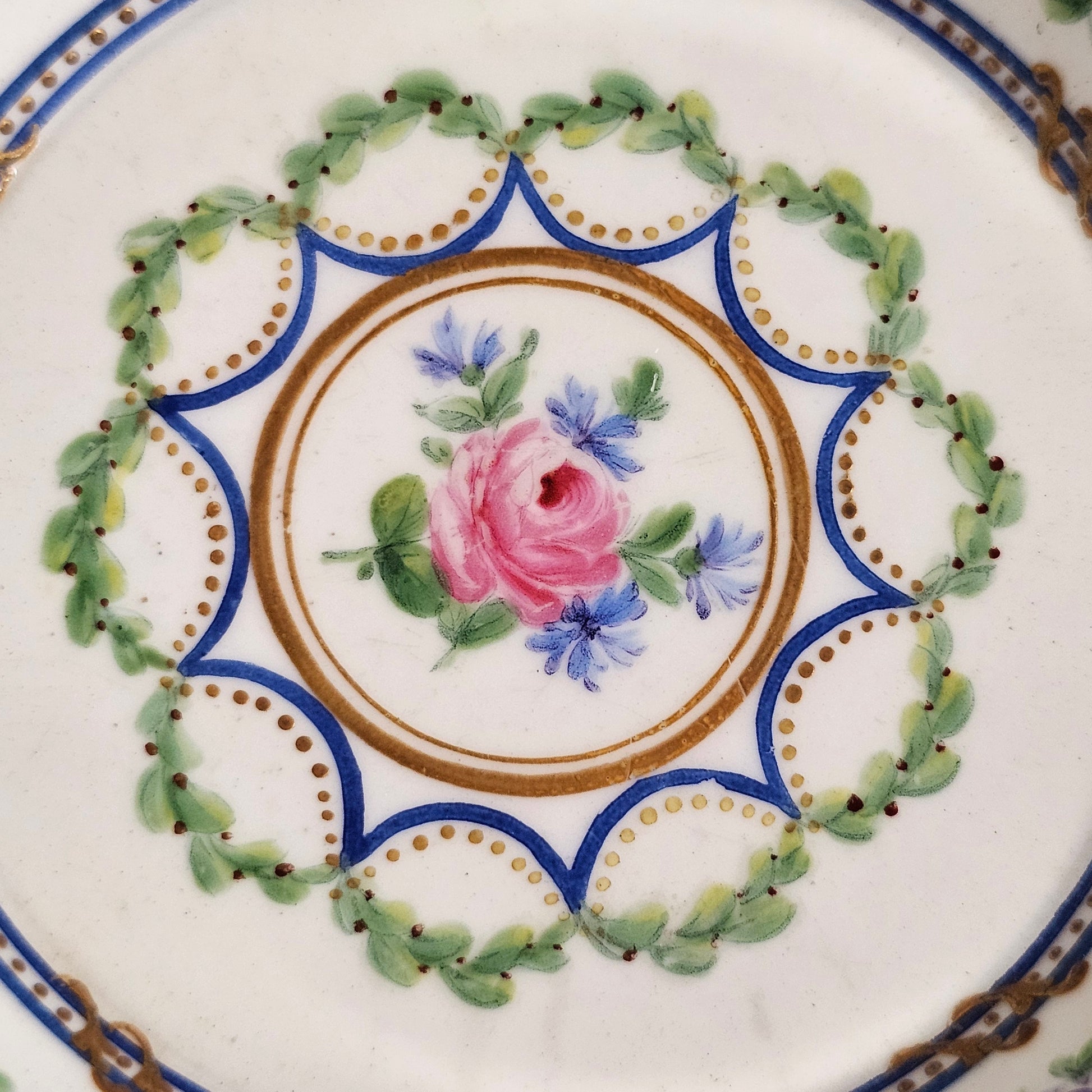 Pretty 19thc Sevres Decorated Dish - Lee Sherman Antiques