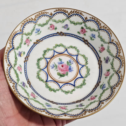 Pretty 19thc Sevres Decorated Dish - Lee Sherman Antiques