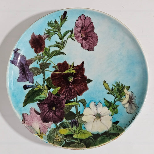 A. L. Regnier for Théodore Deck – Exquisite Hand-Painted Faience Charger (c.1910)