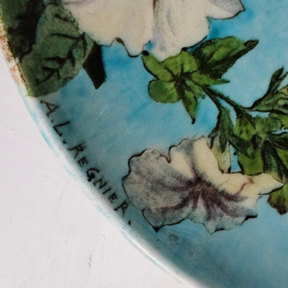 A. L. Regnier for Théodore Deck – Exquisite Hand-Painted Faience Charger (c.1910)