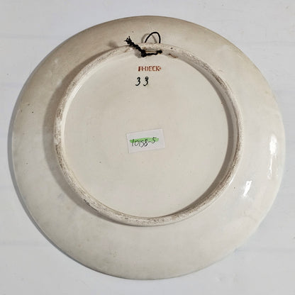 A. L. Regnier for Théodore Deck – Exquisite Hand-Painted Faience Charger (c.1910)