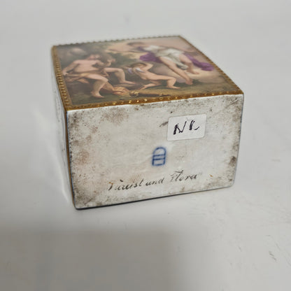 19thc Exquisitely Painted Royal Vienna Porcelain Bottle, Signed A.Heer - Lee Sherman Antiques