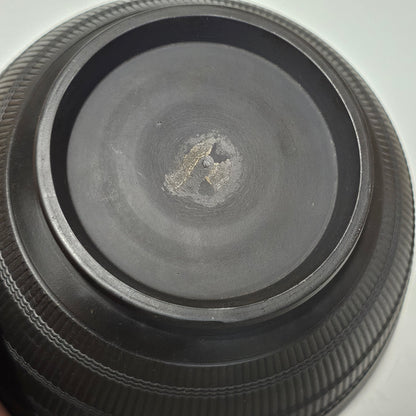 Engine Turned 18th-century/early 19th-century Black Basalt Large Bowl