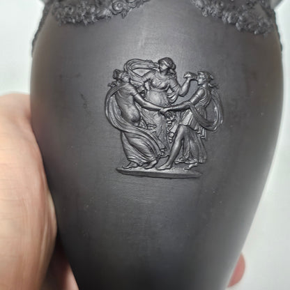 Delightful Wedgwood Basalt Ware 18thc/19thc Vase