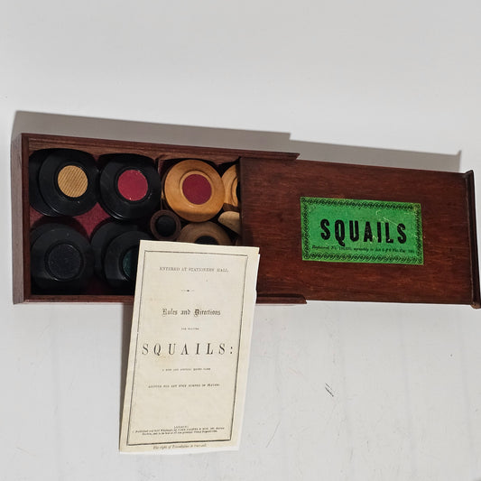 An Unusual Table Game of Squails by Jaques
