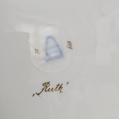 Fabulous 19th Century Vienna Signed Porcelain Plate “Ruth” in a Magnificent 54cm Florentine Frame
