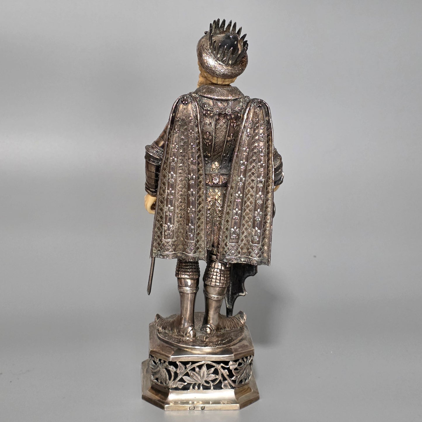 Fine And Highly Decorative German Silver Figure Of A French King – Hanau, C.1927