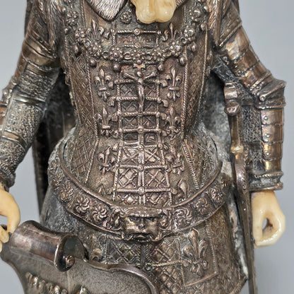 Fine And Highly Decorative German Silver Figure Of A French King – Hanau, C.1927