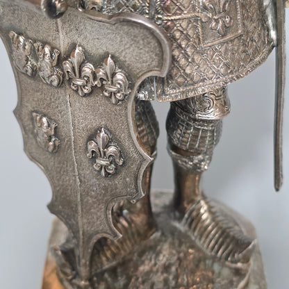Fine And Highly Decorative German Silver Figure Of A French King – Hanau, C.1927