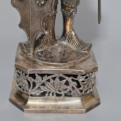 Fine And Highly Decorative German Silver Figure Of A French King – Hanau, C.1927