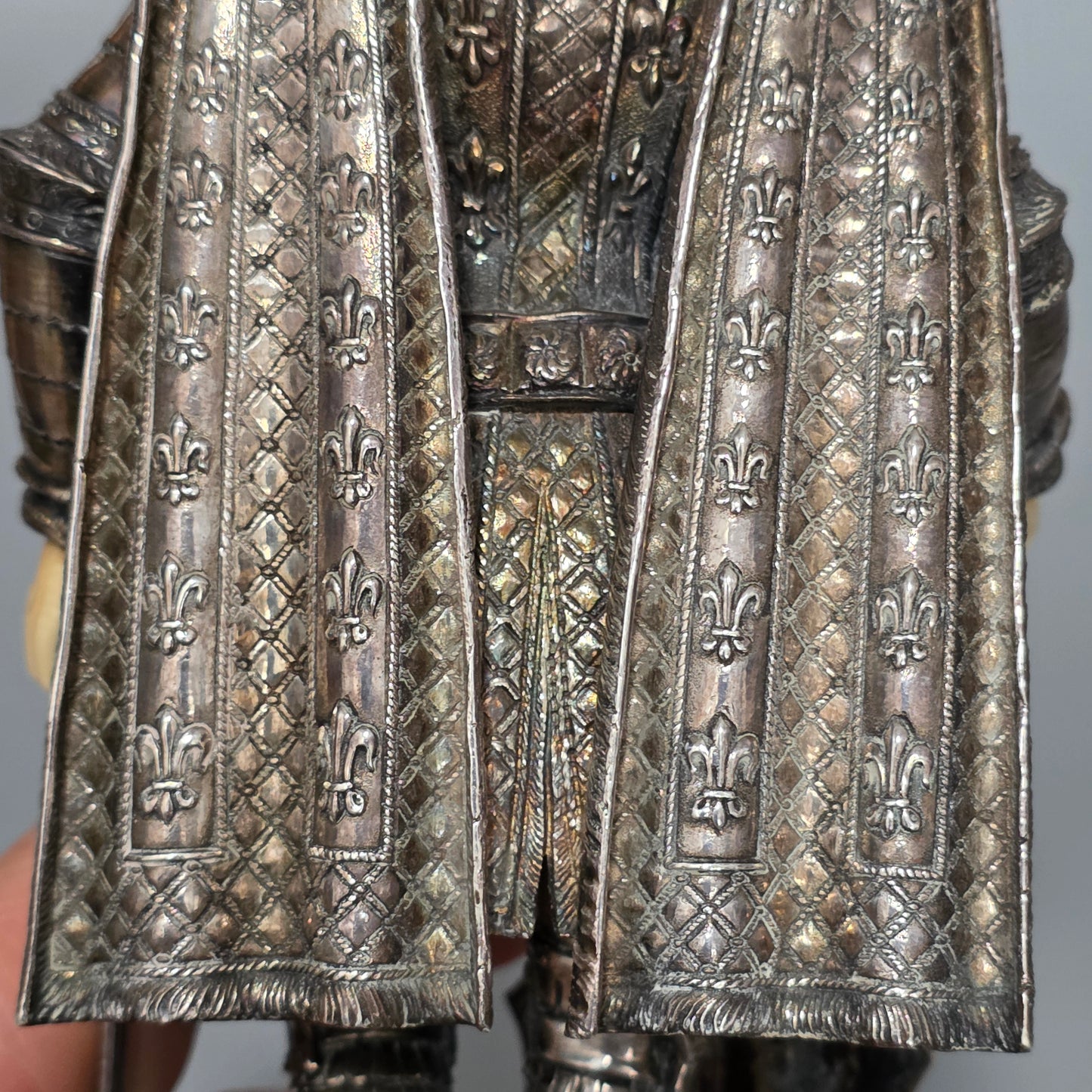 Fine And Highly Decorative German Silver Figure Of A French King – Hanau, C.1927
