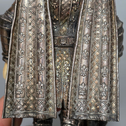 Fine And Highly Decorative German Silver Figure Of A French King – Hanau, C.1927