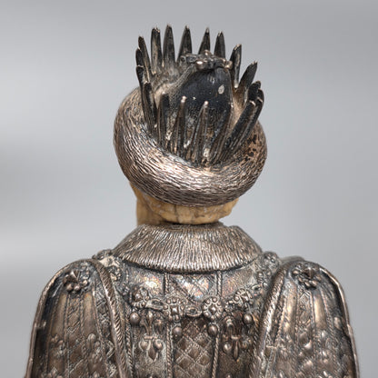 Fine And Highly Decorative German Silver Figure Of A French King – Hanau, C.1927
