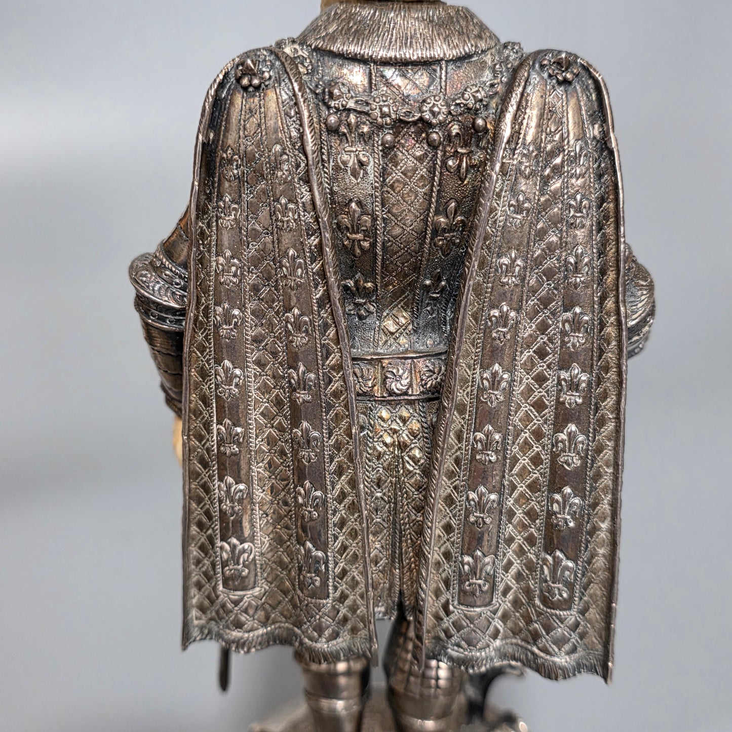 Fine And Highly Decorative German Silver Figure Of A French King – Hanau, C.1927