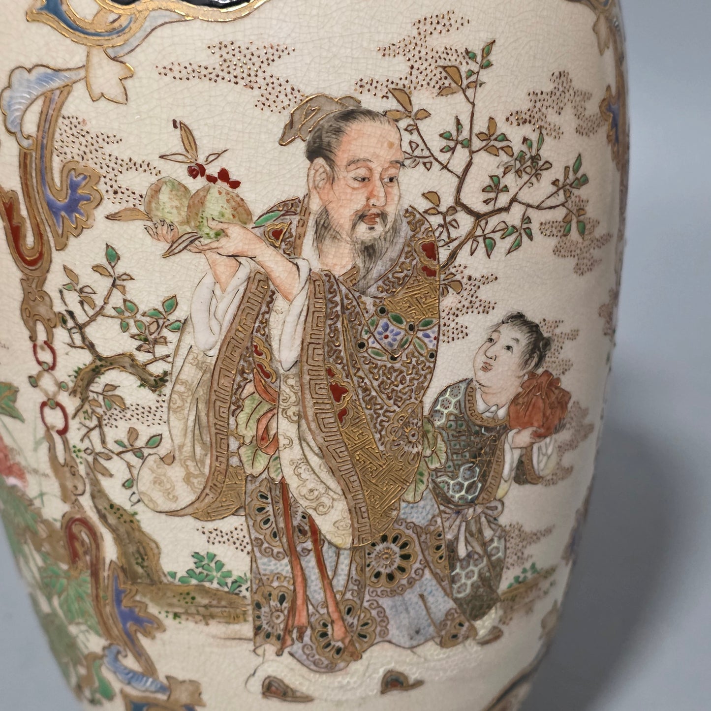 Fine Quality Large Satsuma Vase C1900