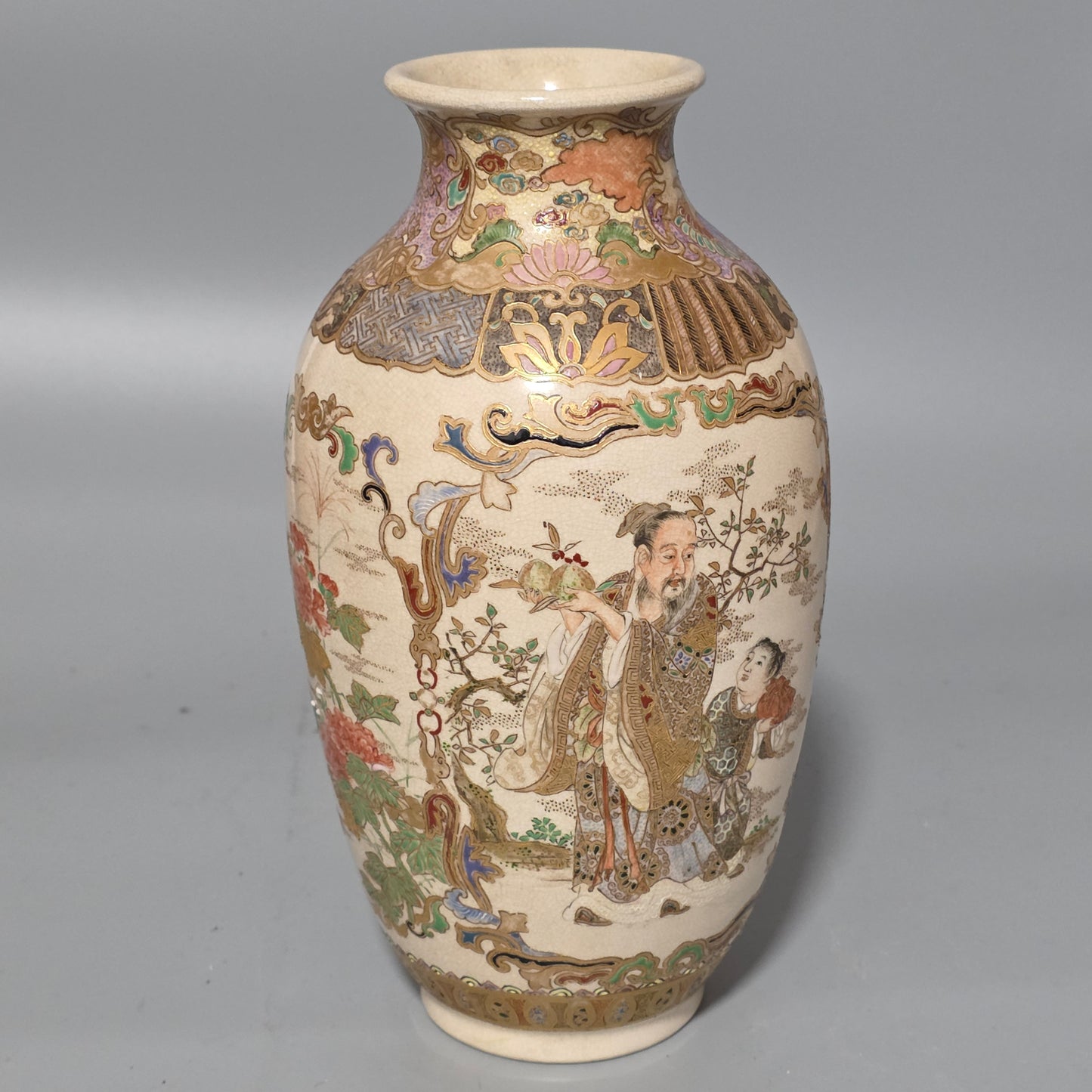 Fine Quality Large Satsuma Vase C1900