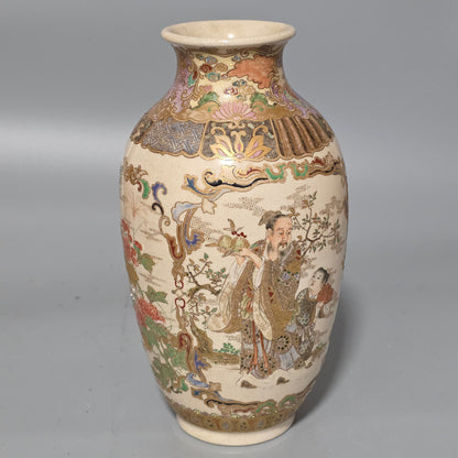 Fine Quality Large Satsuma Vase C1900