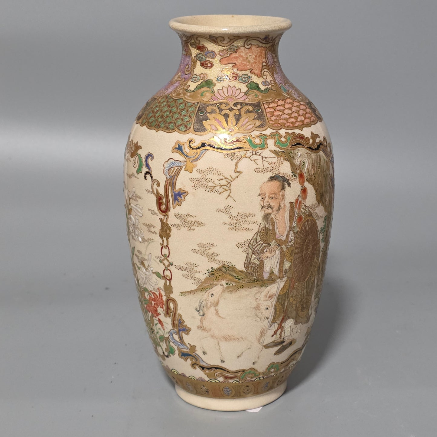 Fine Quality Large Satsuma Vase C1900