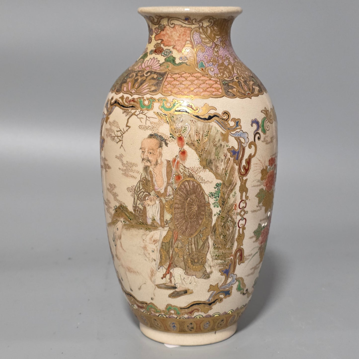 Fine Quality Large Satsuma Vase C1900