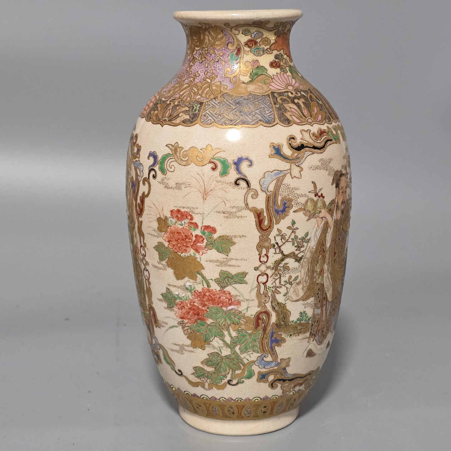 Fine Quality Large Satsuma Vase C1900