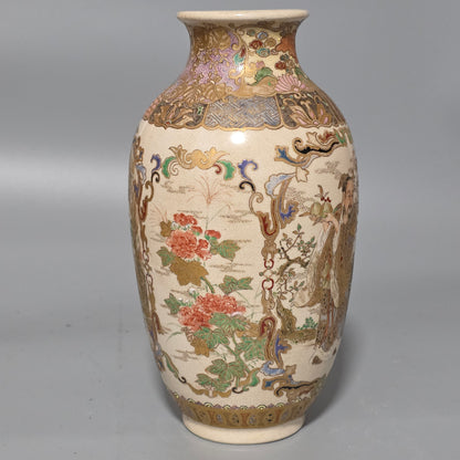 Fine Quality Large Satsuma Vase C1900