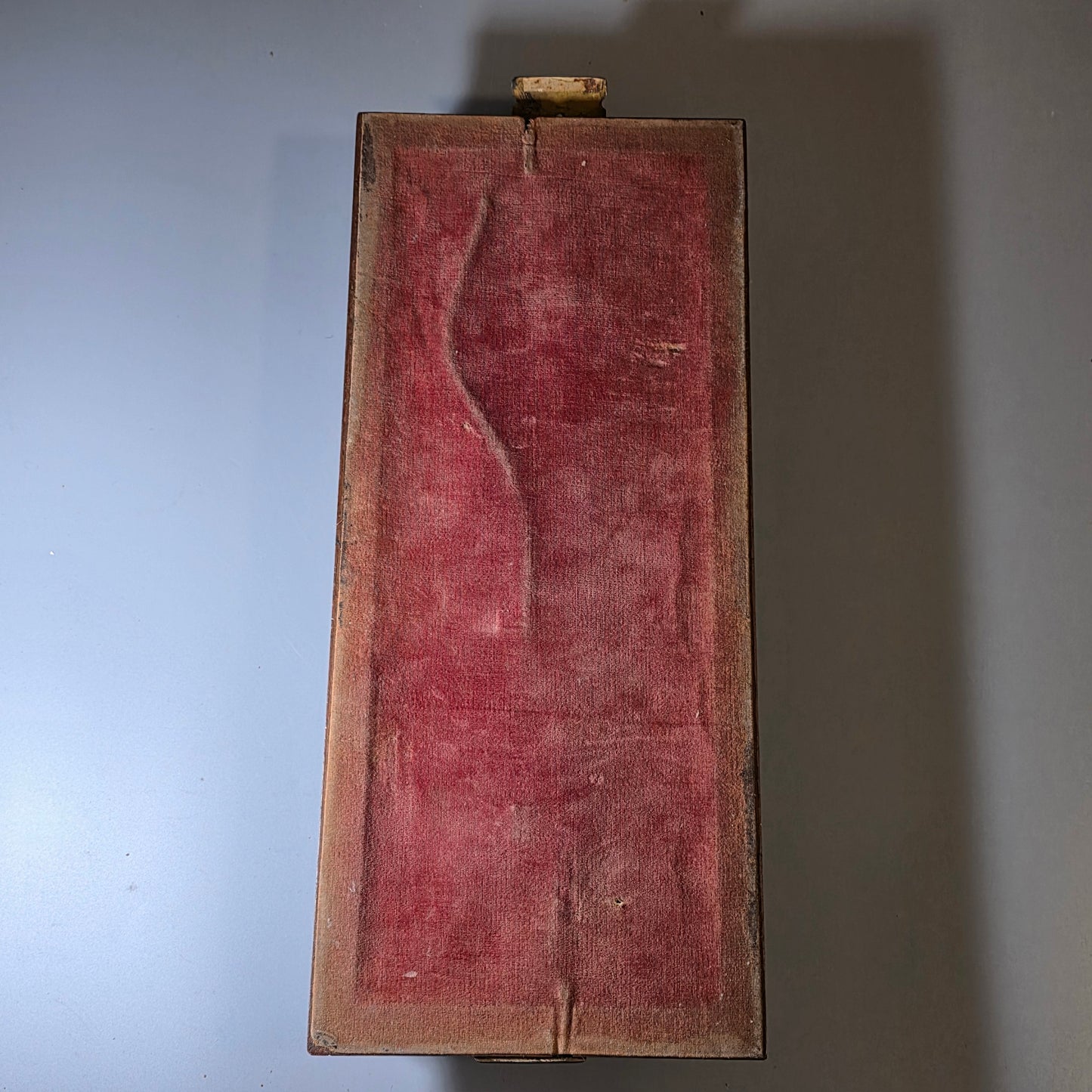 Elegant 19th Century Betjemann’s Walnut Book Slide with Pietra Dura Floral Panels