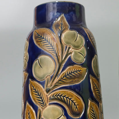 Rare Large Pair Of Frank Butler Royal Doulton Vases C1905 - 31.5 Cm