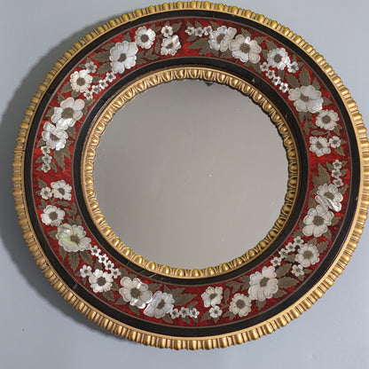 Outstanding Mid–Late 19th Century Boulle Work Wall Mirror (c.1880)