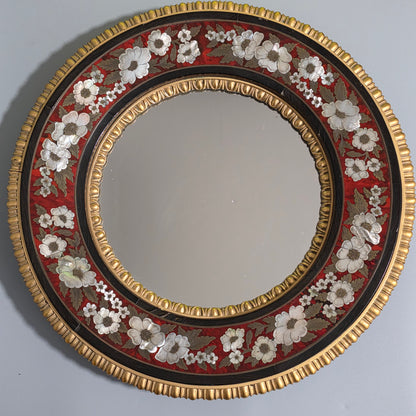 Outstanding Mid–Late 19th Century Boulle Work Wall Mirror (c.1880)