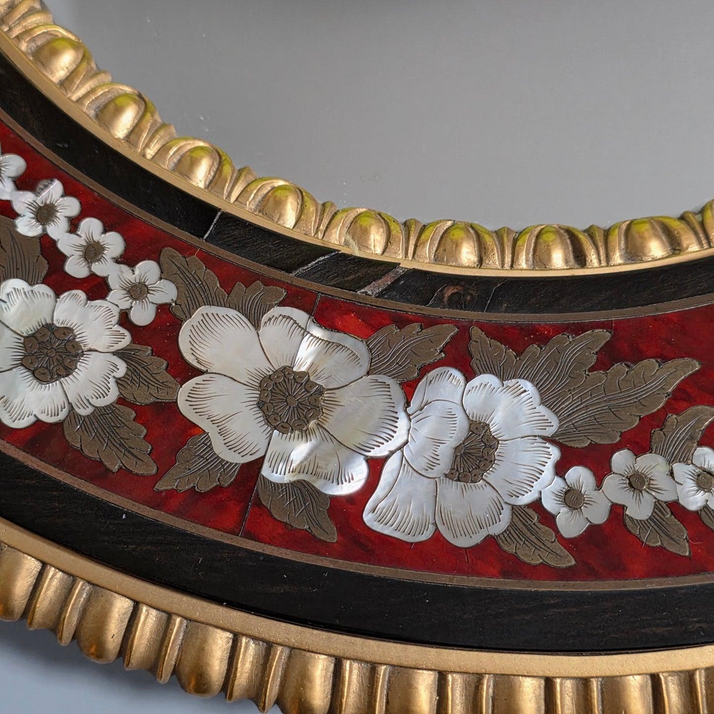 Outstanding Mid–Late 19th Century Boulle Work Wall Mirror (c.1880)